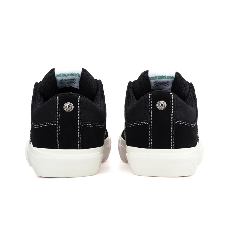 IPATH Anti Slip Wear Resistant Low Top Skateboard Shoes Unisex Black-3
