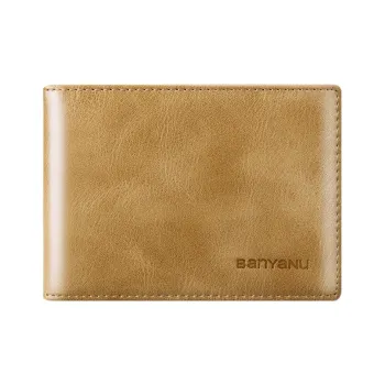 Banyanu Top Grain Cow Leather Passport Holder Regular Unisex Multicolor