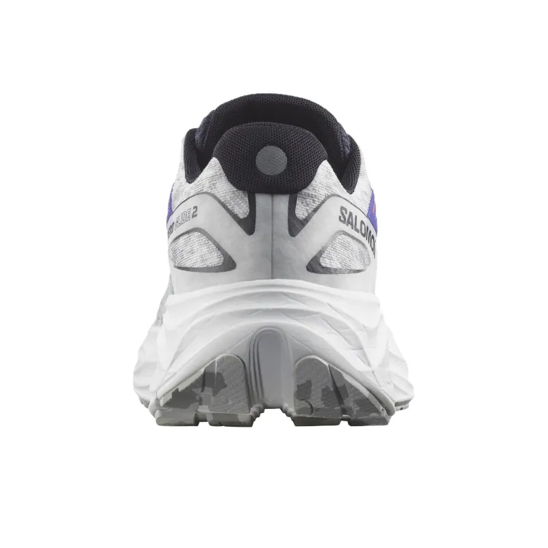 SALOMON Aero Glide Shock Absorbers Low Top Running Shoes Men's Gray Blue-4
