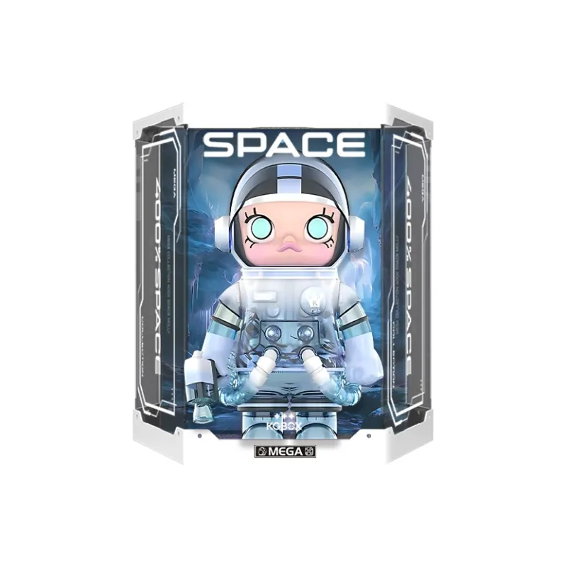 KGBOX Pop Mart Angry Bear Glacier MOLLY 400% 1000% Acrylic Figure Storage Display Case Model Accessories-21