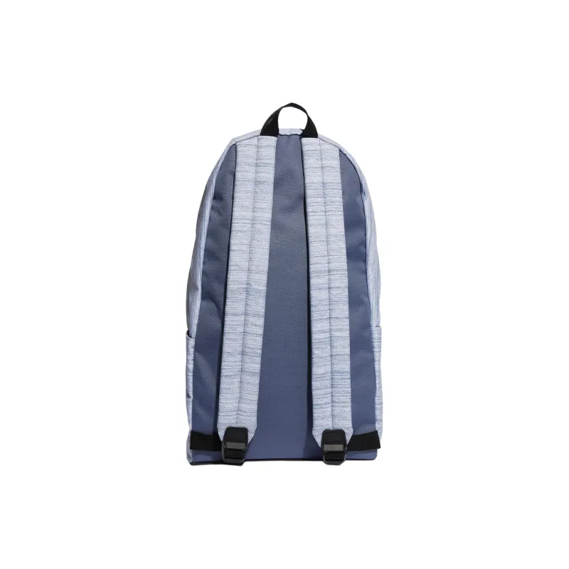 Adidas Recycled Polyester Plain Weave Fabric Backpack Unisex Crew Blue With Core White And Black-3