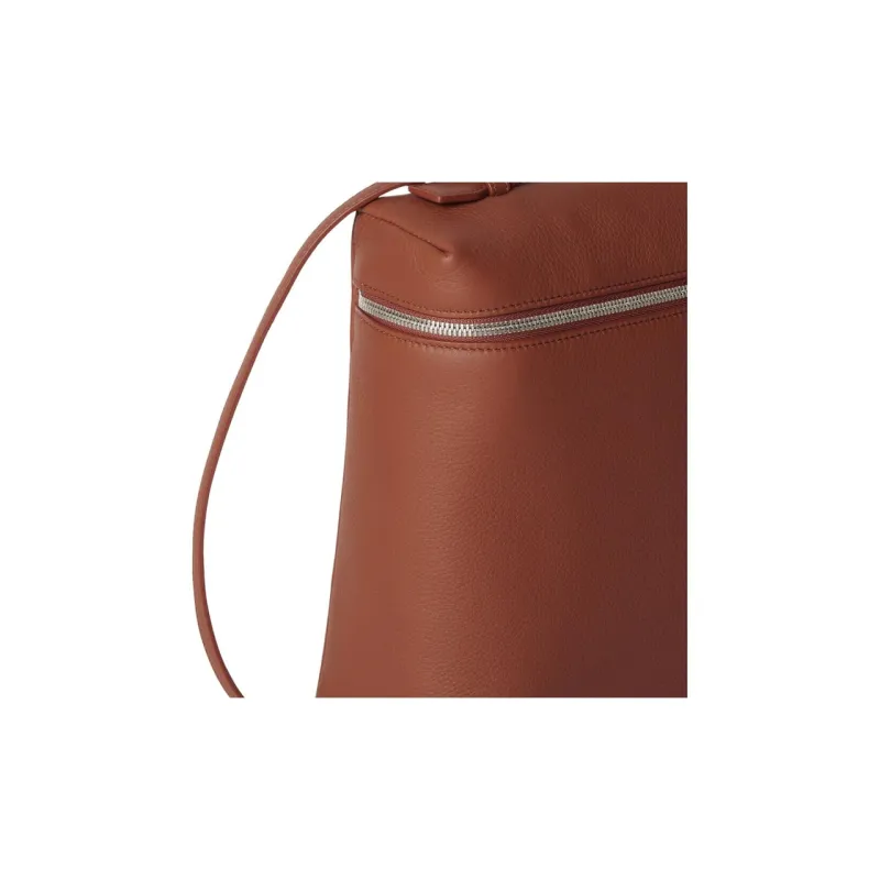 Loro Piana ExtraPocket Calfskin Handheld Backpack Women's Brown-4
