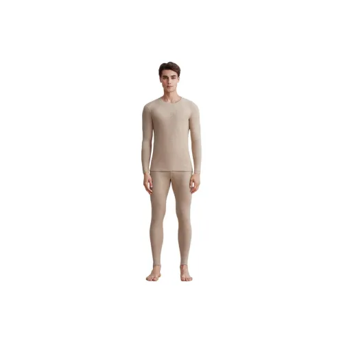 Red bean Men Thermal Sets