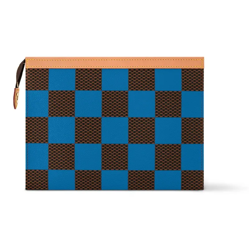 LOUIS VUITTON Pochette Voyage Damier Pop Blue-2