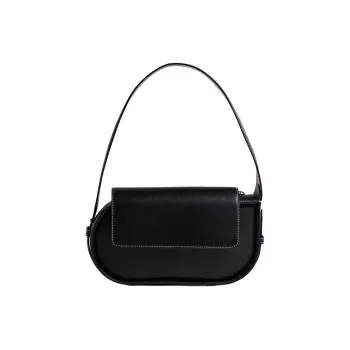 YUZEFI Swirl Zipped Shoulder Bag