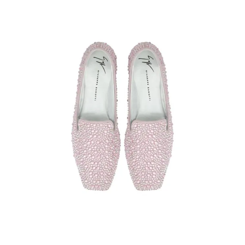 Giuseppe Zanotti Lumineux Crystal-embellished Loafers Women's-4