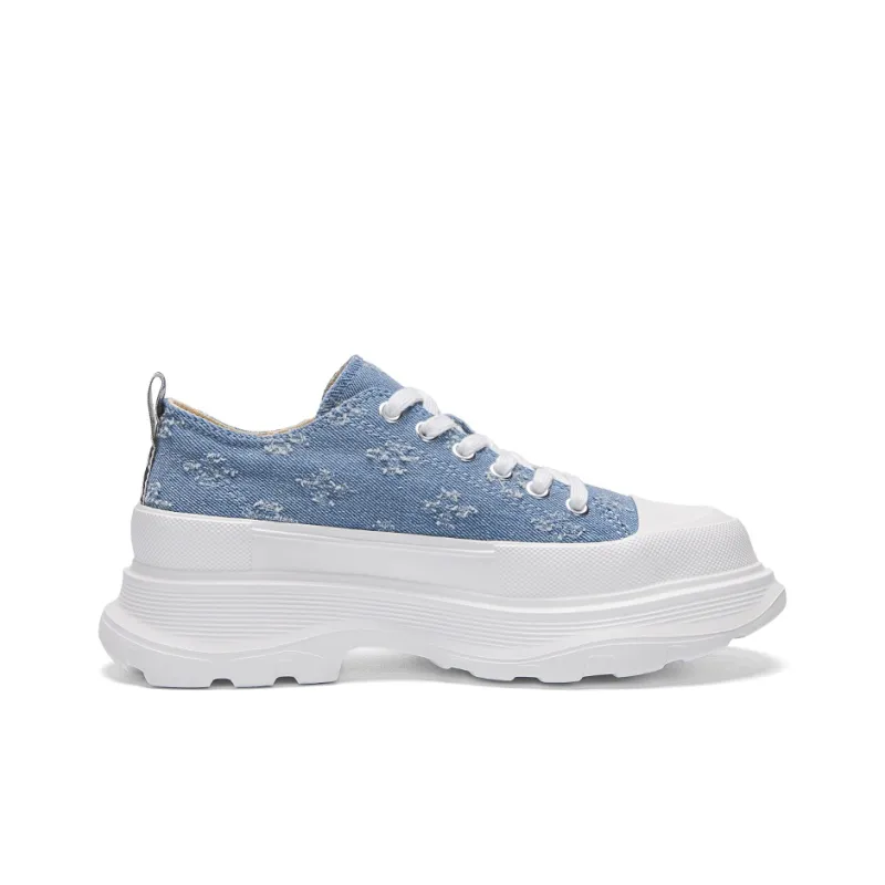 Kappa Back to Back Anti Slip Wear Resistant Low Top Casual Shoes Women's Royal Blue-1