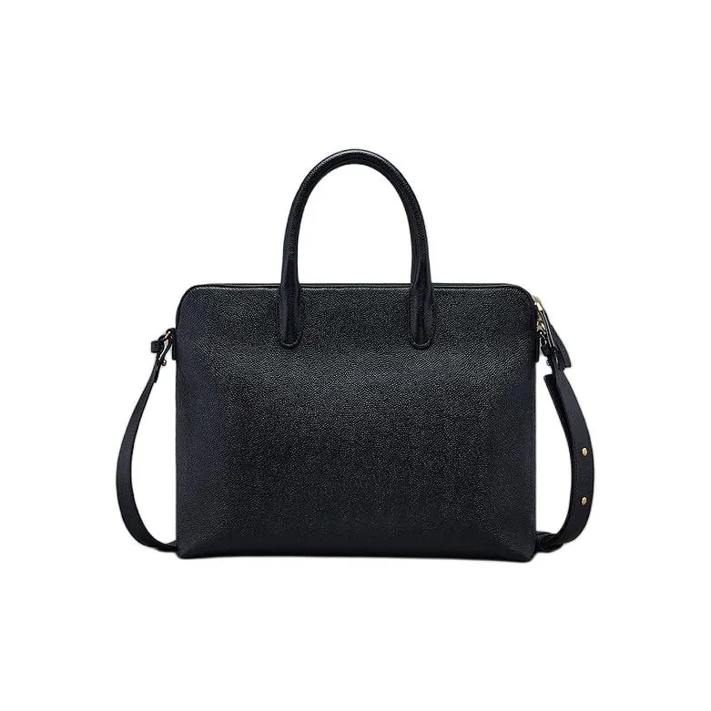 THOM BROWNE Logo Detailed Laptop Bag-2