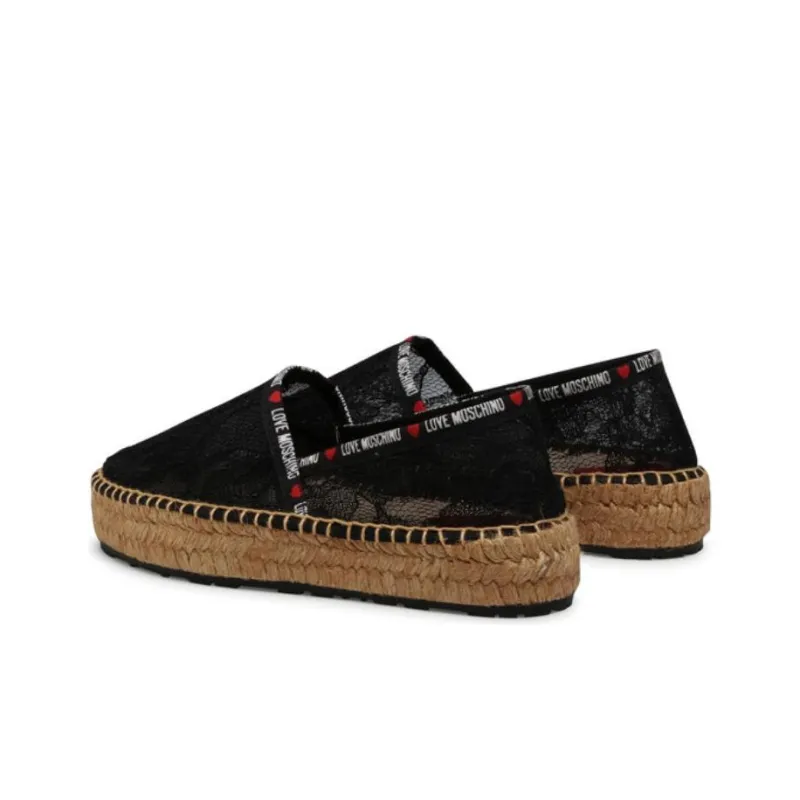LOVE MOSCHINO Espadrilles Women's Black-3