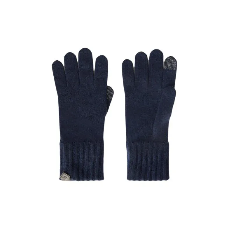 Loro Piana Knit Gloves Men's Blue-0