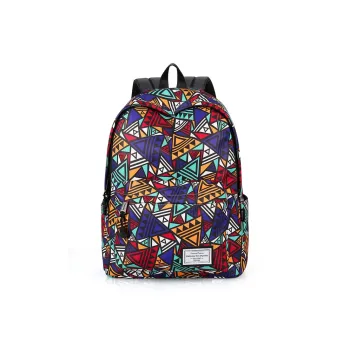 Bansusu Polyester Backpack Large Size Unisex Triangle