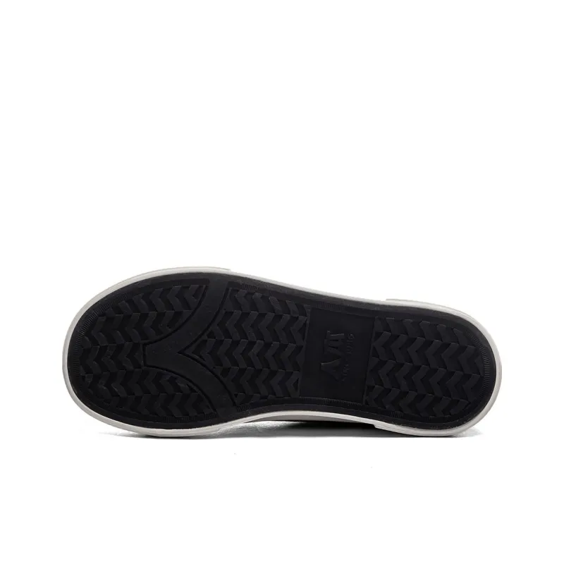 RENBEN Anti-Slip Wear-Resistant Breathable Lightweight Low-Top Canvas Shoes Unisex Black-4