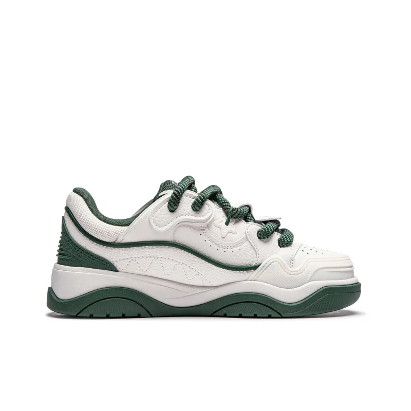 LiNing Journey 2.0 Low Top Skateboard Shoes Men's White Green-1