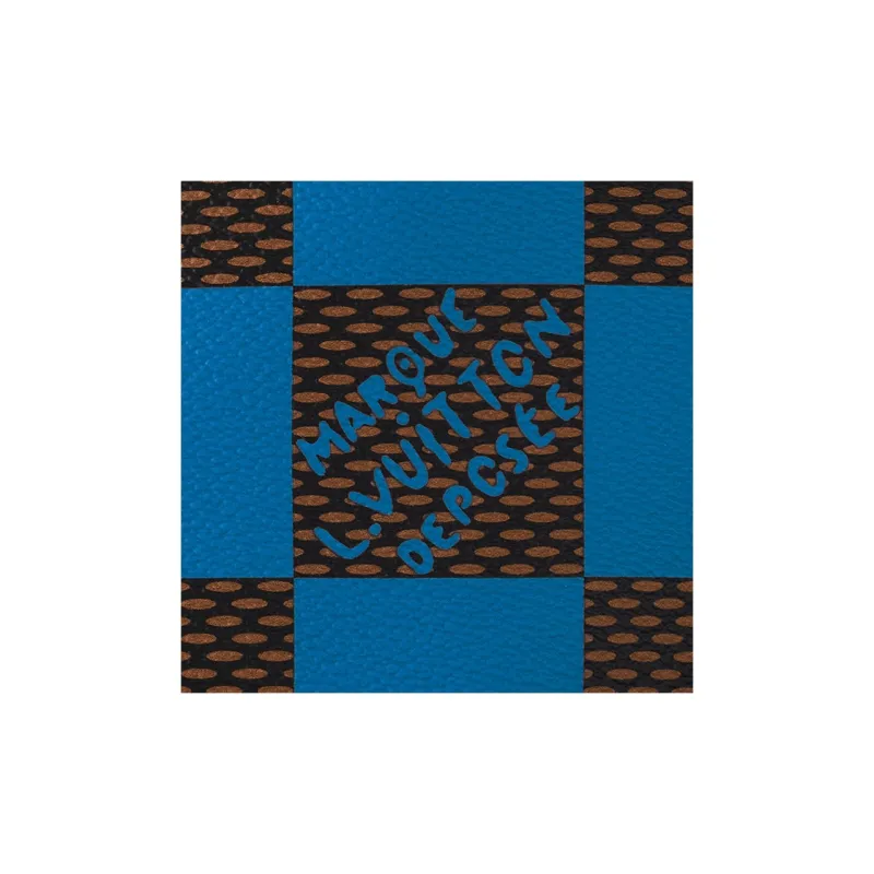 LOUIS VUITTON Sac Plat Soft Damier Pop Blue-5