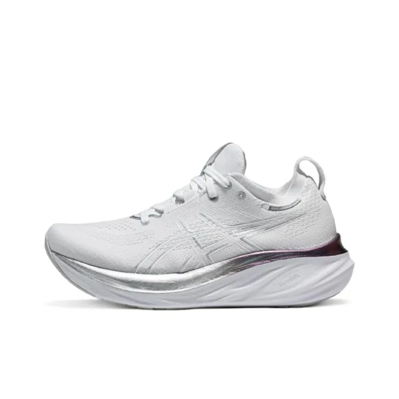 Asics Gel Nimbus 26 Platinum 'Real White Pure Silver' Women's-0