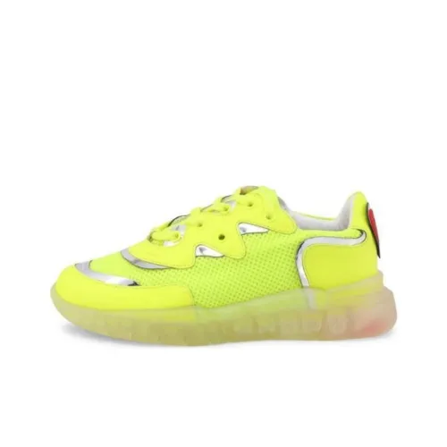 LOVE MOSCHINO Casual Shoes Women's Low-Top Neon Yellow