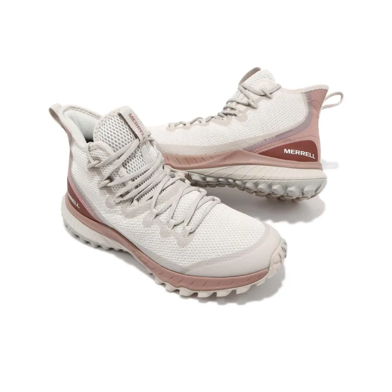 MERRELL Bravada Waterproof Durable Breathable High-Top Outdoor Shoes Women's White-4