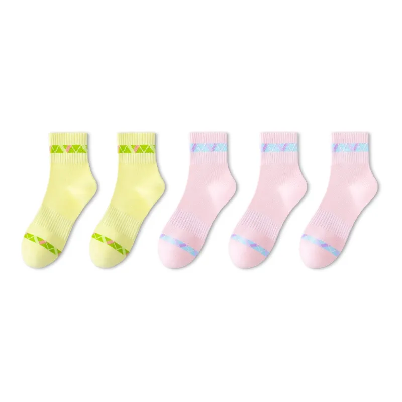 LUOLIAN Mid Calf Socks Women's 5 Pack-30