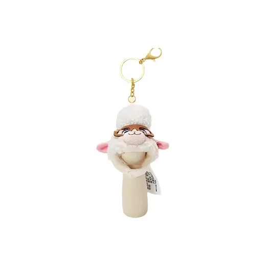 Disney Crazy Animal City Character Bad Sheep Mini Headband Keychain Dolls Plush Pendant 10cm Height-1