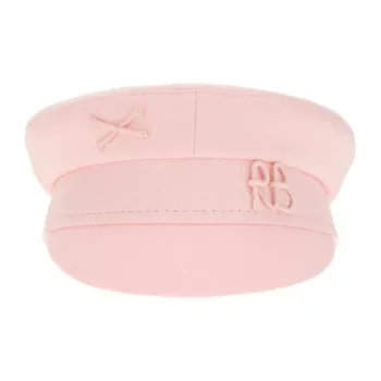 RUSLAN BAGINSKIY Embroidered-logo Linen Beret