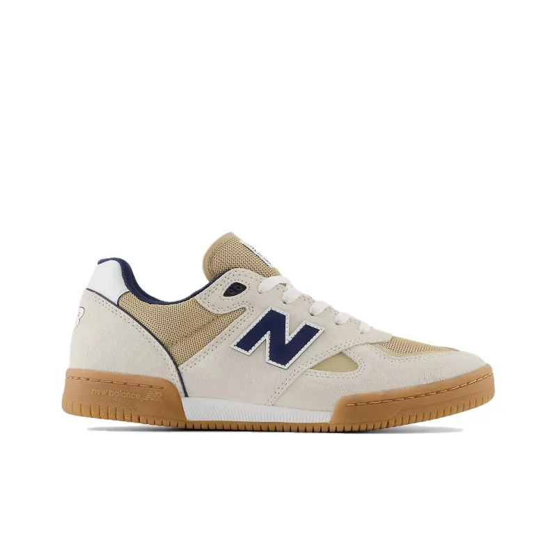 New Balance NB Numeric Tom Knox 600 Anti Slip Wear Resistant Skateboard Shoes Unisex White Blue-1
