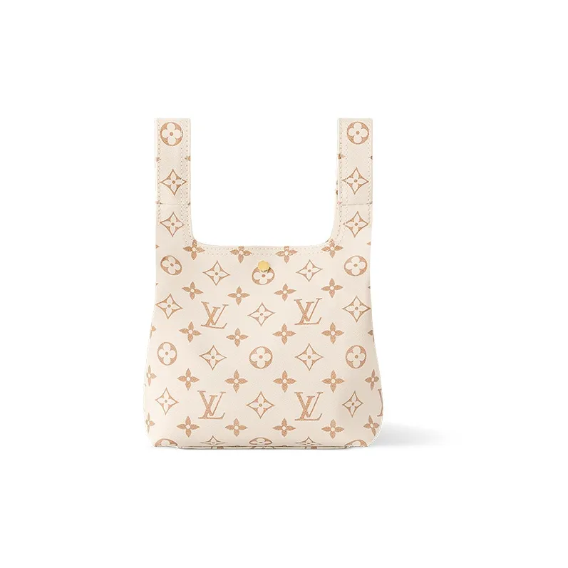 LOUIS VUITTON Atlantis Monogram Dune Canvas Handbag, Shoulder Bag, Crossbody Bag Women's Beige/Sand Dune-3
