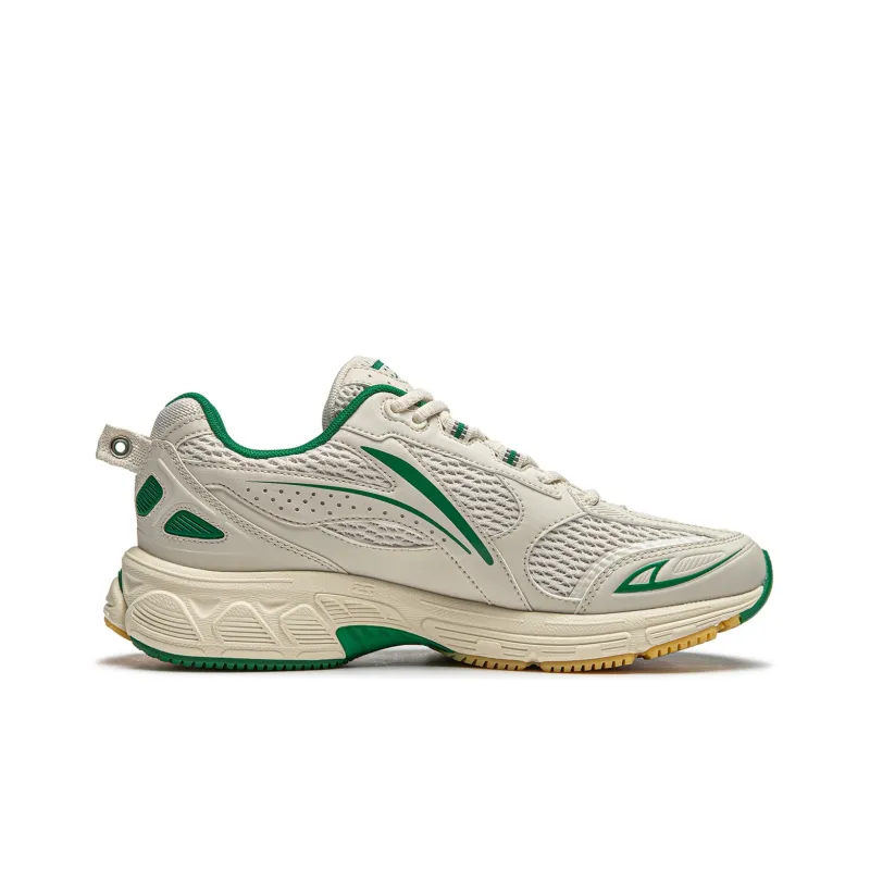 LiNing Shake 2.0 Wear Resistant Slip Resistant Low Top Running Shoes Women's Pearl White-1