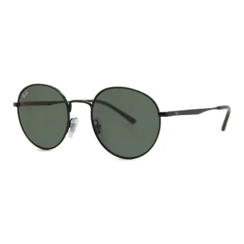 RayBan Metal Round Sunglasses Unisex Black