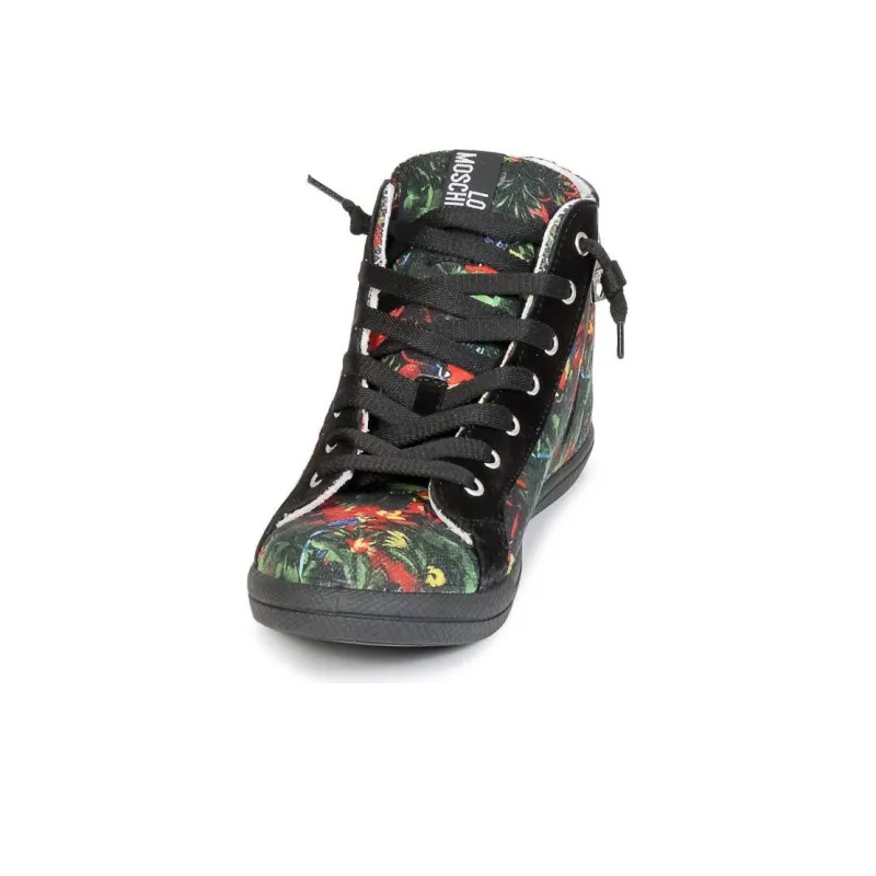 LOVE MOSCHINO High Top Skateboard Shoes Women's Multicolor-3