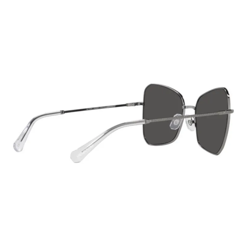Swarovski Metal Butterfly Sunglasses Men's Gray-4