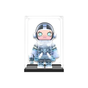 KGBOX Pop Mart Angry Bear Glacier MOLLY 400% 1000% Acrylic Figure Storage Display Case Model Accessories