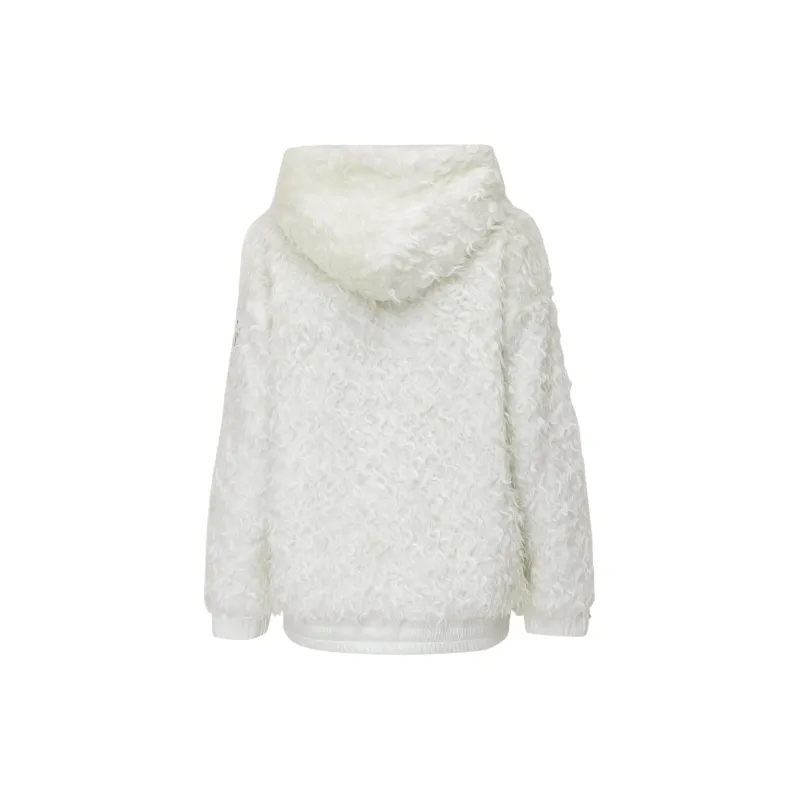Moncler Velvet feel Coat Women's White-1