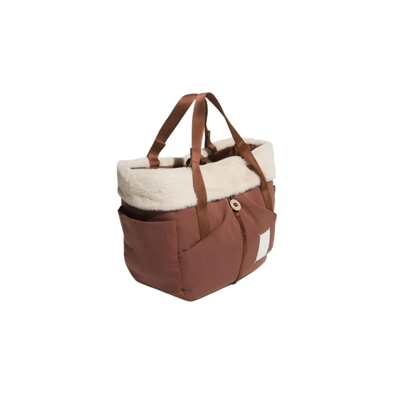 Adidas Polyester Tote Bag Shopping Bag Handbag Men's Brown-1