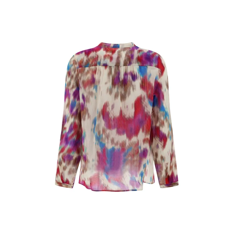 ISABEL MARANT ETOILE Maria Tie-dye Blouse-1