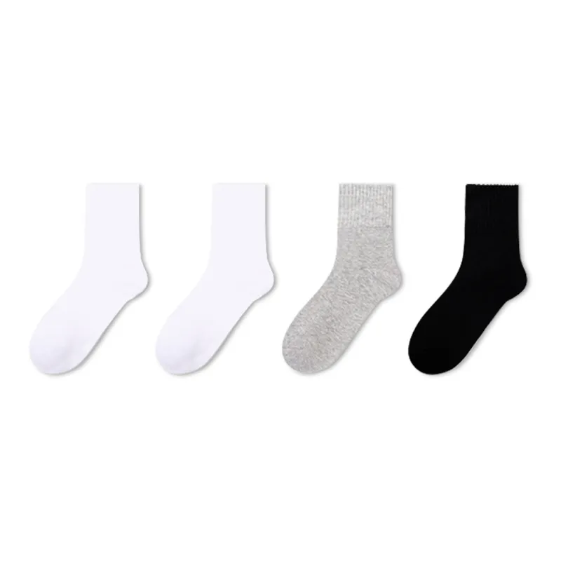 LUOLIAN Mid Calf Socks Women's 4 Pack-8