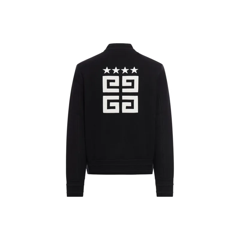 Givenchy 4G Motif Wool Bomber Jacket-1