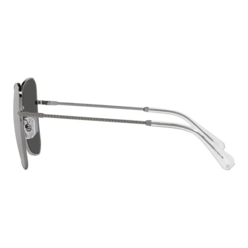 Swarovski Metal Butterfly Sunglasses Men's Gray-2