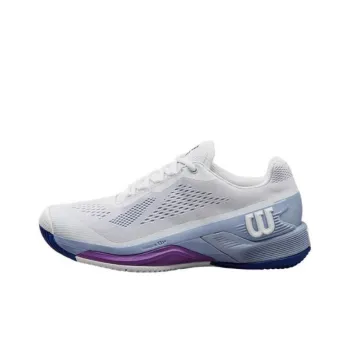 Wilson Rush Pro Abrasion Resistant Breathable Low Top Tennis Shoes Women's Blue Gray