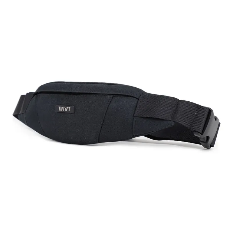 TINYAT Polyester Cell Phone Pouch Fanny Pack Cycling Bag Crossbody Bag Shoulder Bag Trumpets Unisex Gray/Blue/Black-6
