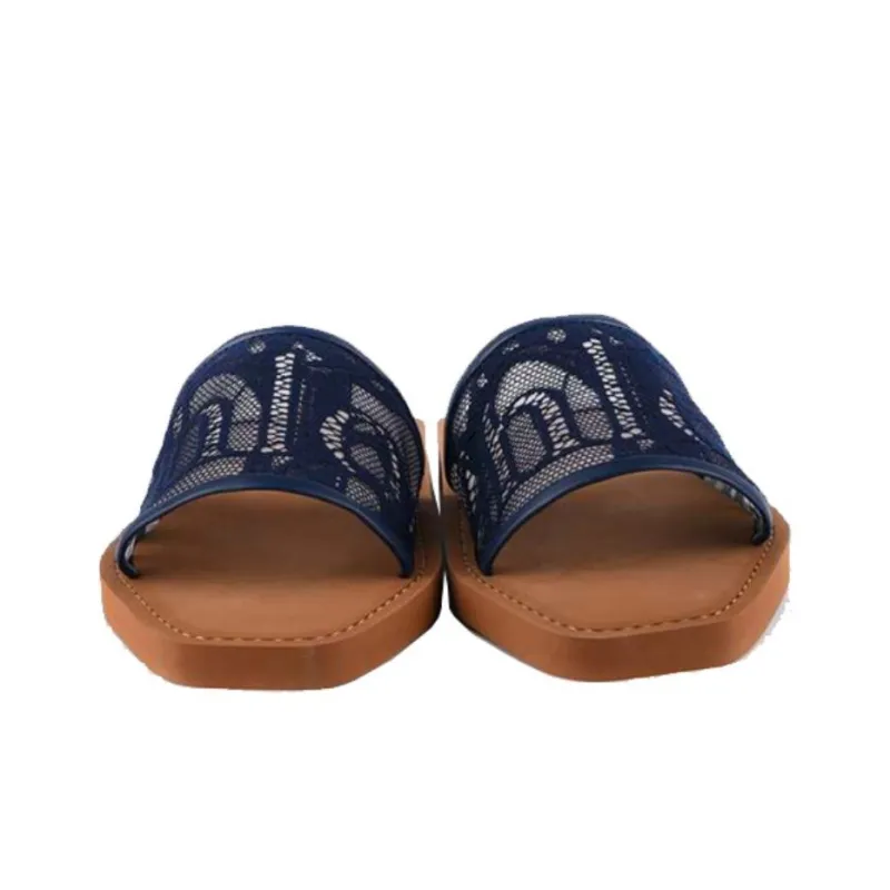 Chloe Slide Slippers Women's Blue-3