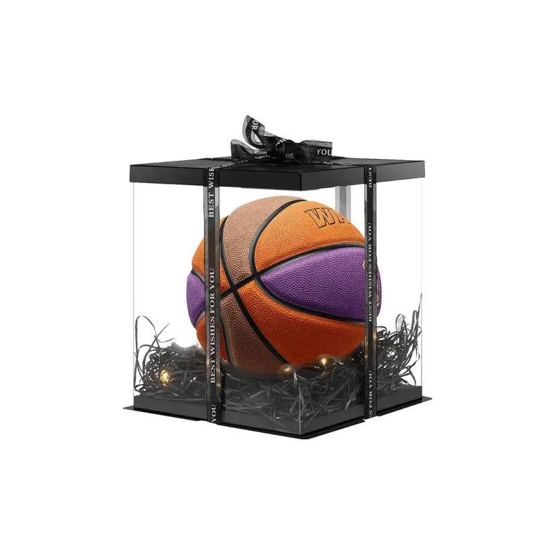 WADE Cow Leather Basketball Brown Orange Purple Size 7 Ball Training-1