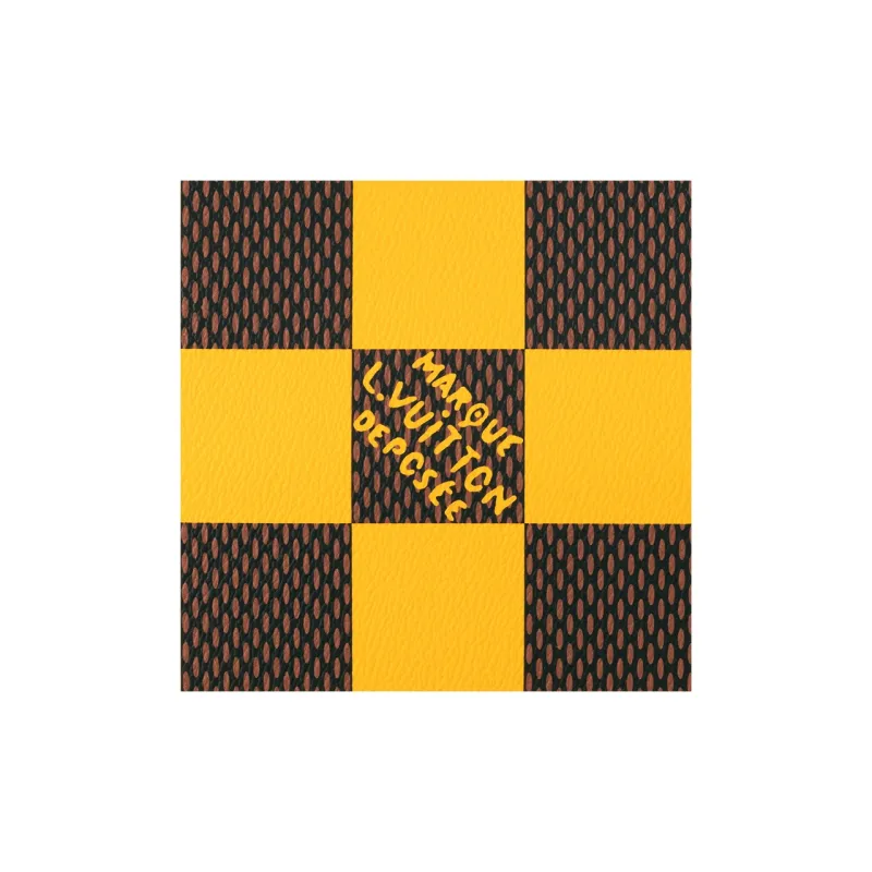 LOUIS VUITTON Shoes Bag Damier Pop Yellow-5