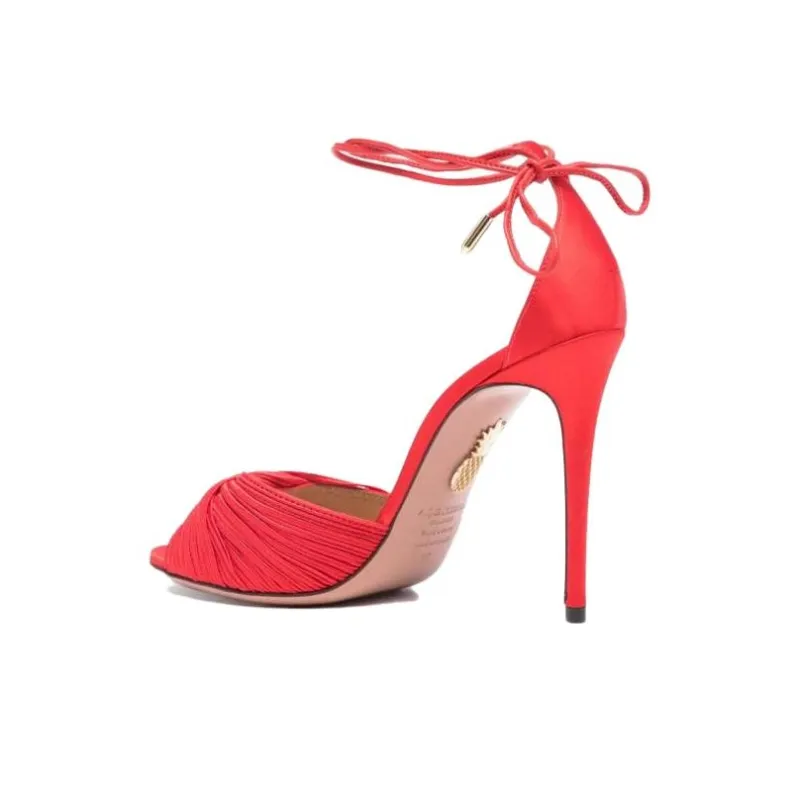 AQUAZZURA Bellini Beauty 105mm Leather Sandals-3