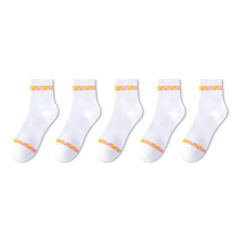 LUOLIAN Mid Calf Socks Women's 5 Pack-48