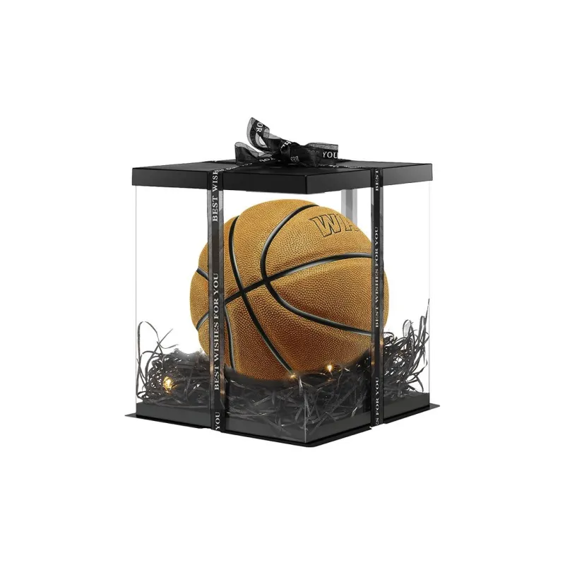 WADE Cow Leather Basketball Yellow With Beads Size 7 Ball Training Match Unisex-1