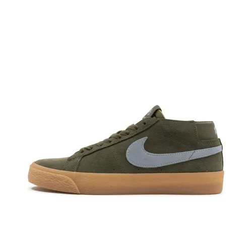 Nike SB Zoom Blazer Chukka Medium Olive Light Armory Blue