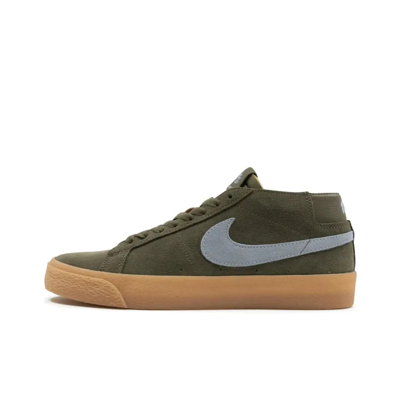 Nike Sb Zoom Blazer Chukka Medium Olive Light Armory Blue-0
