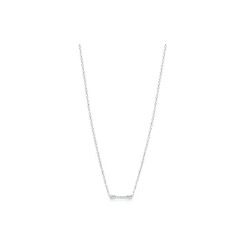 TIFFANY & CO. Platinum, Diamond Necklaces Women's Silver