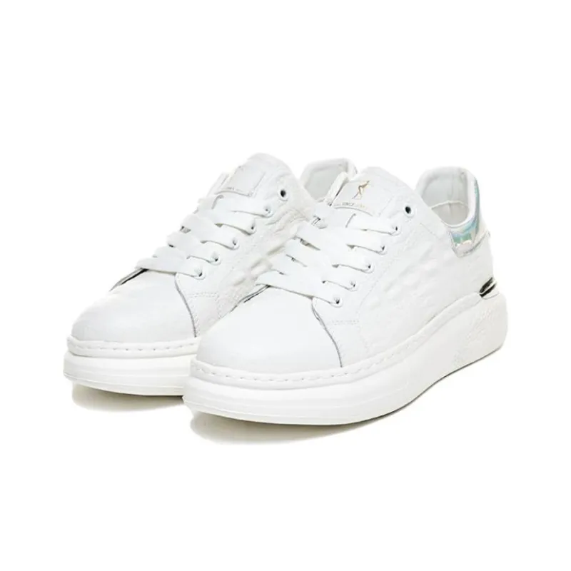 Wit Low Top Casual Shoes Men's White-2