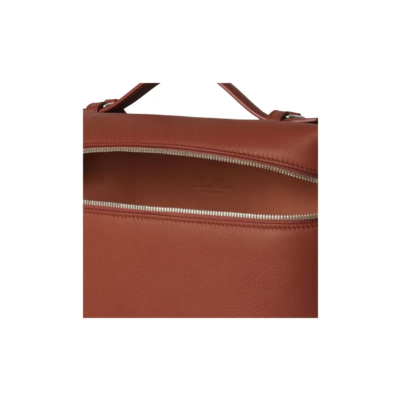 Loro Piana ExtraPocket Calfskin Handheld Backpack Women's Brown-5